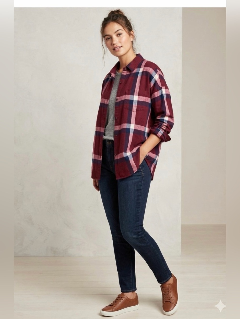 Old Navy Boyfriend Flannel Shirt